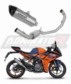 KTM RC 390 2022 - 2023 Exhaust Muffler Manifold Collector Auspuff Sportauspuff Silencer Echappement Silencieux Scarico Marmitta Scarichi Escape Wydech Tłumik Kolektor HP8 DOMINATOR Full Exhaust System EX x