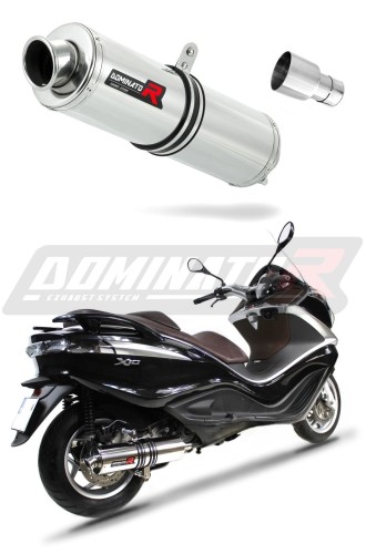 exhaust muffler DOMINATOR ROUND fits to Piaggio X10 125 2012  2016 5