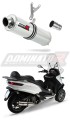exhaust muffler DOMINATOR ROUND fits to Piaggio MP3 500 2008  2022 5