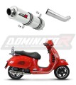 Piaggio Vespa GTS 125 2007 - 2012 motorcycle Exhaust Muffler Auspuff Sportauspuff Silencer Echappement Silencieux Scarico Scarichi Escape Wydech Tłumik  ST Dominator 1 x