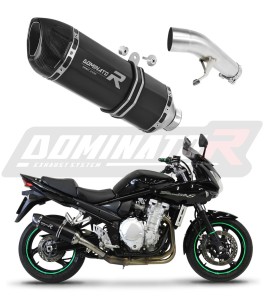 Suzuki GSF 650 BANDIT N / S 2007 - 2016 Exhaust Silencer Muffler HP1 BLACK + dB killer medium