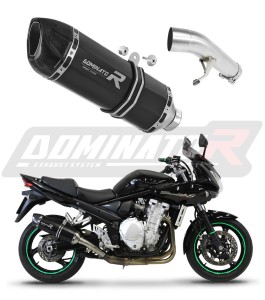 Suzuki GSF 1250 N / S BANDIT 2007 - 2016 Exhaust Silencer Muffler HP1 BLACK + dB killer medium