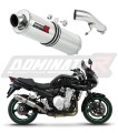 exhaust muffler DOMINATOR ROUND fits to Suzuki GSF 1250 N / S BANDIT 2007  2016 6