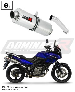 DL 650 V-STROM EU Approved Exhaust Silencer OVAL 2004 - 2006