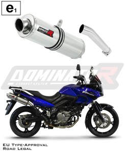 DL 650 V-STROM EU Approved Exhaust Silencer ROUND 2004 - 2006