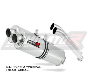DL 1000 V-STROM EU Approved Exhaust Silencer OVAL 2002 - 2012