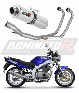 Suzuki GS 500E 1989 - 2009 Full Exhaust System Collector Silencer ST + dB killer medium