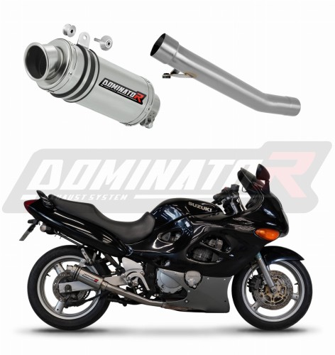 GSXF 600 EXHAUST Suzuki Muffler Auspuff Sportauspuff Silencer Echappement Silencieux Scarico Scarichi Escape Wydech Tłumik GP1 1998 - 2006 DOMINATOR x