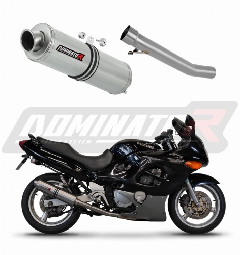 exhaust muffler DOMINATOR ROUND fits to Suzuki GSXF 600 1998  2006 6