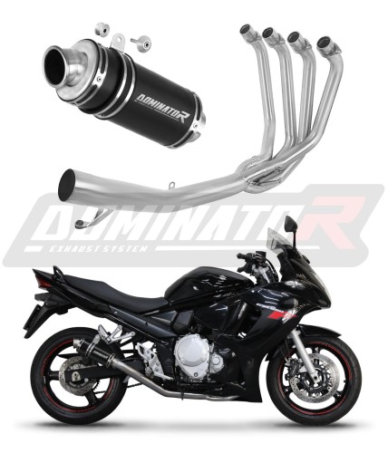 kompletny układ wydechowy z tłumikiem DOMINATOR Full System GP1 CZARNY pasujący do motocykla Suzuk