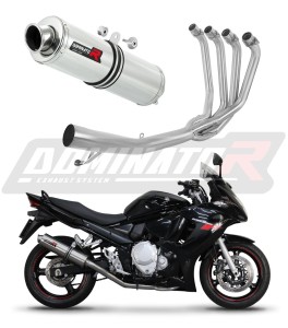 Suzuki GSXF 650 2007 - 2016 Full Exhaust System Collector Silencer ST + dB killer