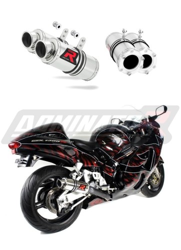 exhaust muffler DOMINATOR GP1 fits to Suzuki GSXR 1300 Hayabusa 1999  2007 6