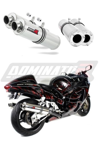 wydech tłumik DOMINATOR Okrągły pasujący do motocykla Suzuki GSXR 1300 Hayabusa 1999 - 2007 6