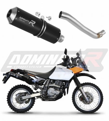 exhaust muffler DOMINATOR MX BLACK fits to Suzuki DR 650SE 1997  2009 6