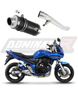 Suzuki GSF 650 BANDIT N / S 2005 - 2006 Exhaust Silencer Muffler GP1 BLACK + dB killer medium