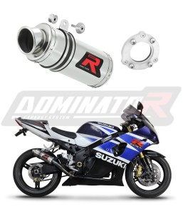 Suzuki GSXR 1000 K1 - K4 2001 - 2004 Exhaust Silencer Muffler Bolt-on GP1 + dB killer medium