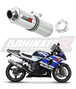 Suzuki GSXR 1000 K1 - K4 2001 - 2004 Exhaust Silencer Muffler Bolt-on ST + dB killer medium