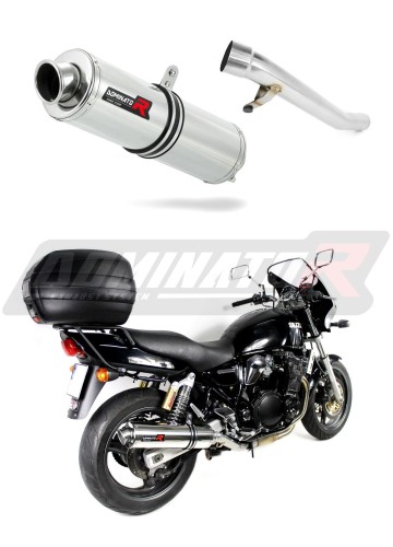 exhaust muffler DOMINATOR ROUND fits to Suzuki GSX 750 INAZUMA 1997  2003 5