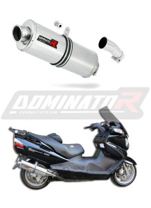 Suzuki BURGMAN 650 - 2013 Exhaust Silencer Muffler OV + dB killer medium