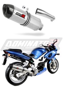 Suzuki SV 650 S 1999 - 2002 Exhaust Silencer Muffler HP1 + dB killer medium