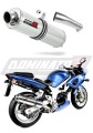 SV 650 S EXHAUST Suzuki Muffler Auspuff Sportauspuff Silencer Echappement Silencieux Scarico Scarichi Escape Wydech Tłumik ROUND 1999 - 2002 Dominator  x