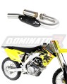 RMZ RM-Z 450 Exhaust Header Head pipe Linkpipe Downpipe Kolano with PowerBomb 2013 - 2018 DOMINATOR x
