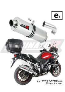 DL 1000 V-STROM EU Approved Exhaust Silencer OVAL 2014 - 2016