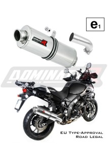 DL 1000 V-STROM EU Approved Exhaust Silencer OVAL 2017 - 2020