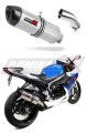 GSX-R 750 L1-L7 Exhaust Suzuki Muffler Auspuff Sportauspuff Silencer Echappement Silencieux Scarico Scarichi Escape Wydech Tłumik Carbon Tip HP1 2011 - 2017 Dominator x