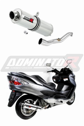 BURGMAN 400 EXHAUST Suzuki Muffler Auspuff Sportauspuff Silencer Echappement Silencieux Scarico Scarichi Escape Wydech Tłumik ROUND 2007 - 2016 Dominator  x