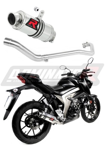 kompletny układ wydechowy z tłumikiem DOMINATOR Full System GP1 pasujący do motocykla Suzuki GSX S 125 2017 - 2019 5