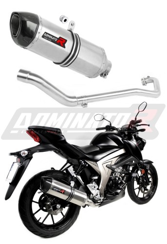 kompletny układ wydechowy z tłumikiem DOMINATOR Full System HP1 pasujący do motocykla Suzuki GSX S 125 2017 - 2019 5