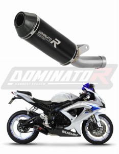 Suzuki GSXR 600 K8 K9 L0 2008 - 2010 Exhaust Silencer Muffler HP3 BLACK LOW LEVEL + dB killer medium