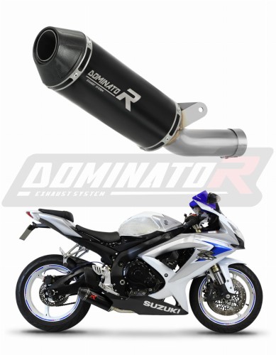 Suzuki GSXR 600 K8 K9 LO 2008 -2010  motorcycle Exhaust Muffler Auspuff Sportauspuff Silencer Echappement Silencieux Scarico Scarichi Escape Wydech Tłumik HP3 BLACK  LOW LEVEL  Dominator x