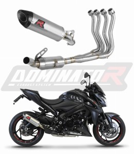 Suzuki GSX-S 1000 / F 2015 - 2020  Full Exhaust System Collector Silencer HP8 + dB killer medium