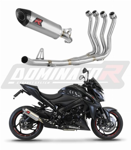 Suzuki GSX-S 1000 / F 2015 - 2020 EXHAUST Collector Manifold Full System Muffler Auspuff Sportauspuff Silencer Echappement Silencieux Scarico Scarichi Escape Wydech Tłumik HP8 Dominator Exhaust System x