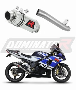 Suzuki GSXR 1000 K1 - K4 2001 - 2004 Exhaust Silencer Muffler Slip-on GP1 + dB killer medium