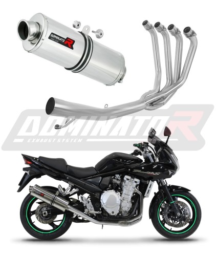 Suzuki GSF 1250 N / S BANDIT 2007 - 2016 EXHAUST Collector Manifold Full System Muffler Auspuff Sportauspuff Silencer Echappement Silencieux Scarico Scarichi Escape Wydech Tłumik OV Dominator Exhaust System x