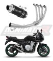 Suzuki GSF 1250 N / S BANDIT 2007 - 2016 EXHAUST Collector Manifold Full System Muffler Auspuff Sportauspuff Silencer Echappement Silencieux Scarico Scarichi Escape Wydech Tłumik GP1 BLACK Dominator Exhaust System x