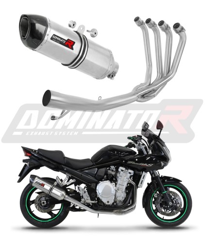 Suzuki GSF 1250 N / S BANDIT 2007 - 2016 EXHAUST Collector Manifold Full System Muffler Auspuff Sportauspuff Silencer Echappement Silencieux Scarico Scarichi Escape Wydech Tłumik HP1 Dominator Exhaust System x
