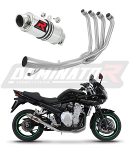 Suzuki GSF 650 BANDIT N / S 2007 - 2016 Full Exhaust System Collector Silencer GP1 + dB killer medium