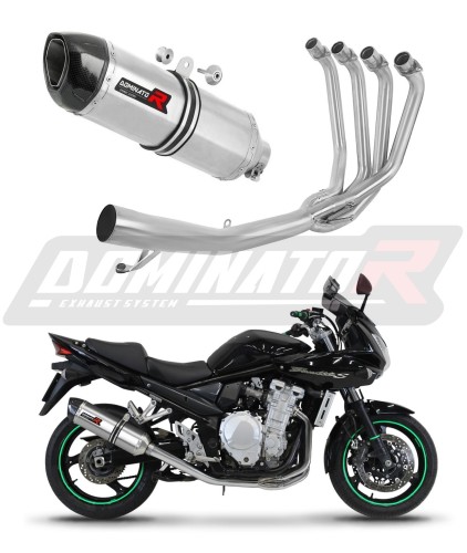 complete exhaust system with muffler DOMINATOR Full System HP1 fits to Suzuki GSF 650 BANDIT N / S 2007  2016 7