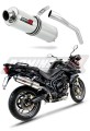 exhaust muffler DOMINATOR ROUND fits to Triumph TIGER 800 XC XR 2015  2017 6