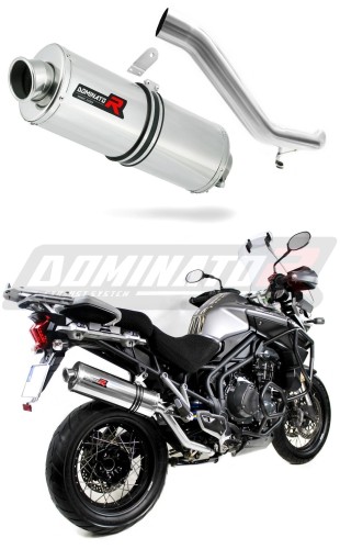 exhaust muffler DOMINATOR OV fits to Triumph TIGER EXPLORER 1200 2012  2015 5