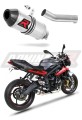 Street Triple R 675 EXHAUST Triumph Muffler Auspuff Sportauspuff Silencer Echappement Silencieux Scarico Scarichi Escape Wydech Tłumik HP3 2013 - 2016 DOMINATOR x