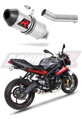 Street Triple R 675 EXHAUST Triumph Muffler Auspuff Sportauspuff Silencer Echappement Silencieux Scarico Scarichi Escape Wydech Tłumik HP3 2013 - 2016 DOMINATOR x