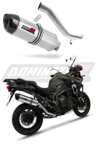 Triumph TIGER EXPLORER 1200 XC XR 2016 - 2017 Exhaust Silencer Muffler HP1 + dB killer medium