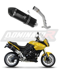 Triumph Tiger 1050 2006 - 2012 Exhaust Silencer Muffler HP7 BLACK + dB killer medium