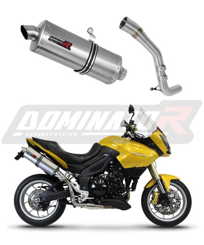 exhaust muffler DOMINATOR P7 fits to Triumph Tiger 1050 2006  2012 6