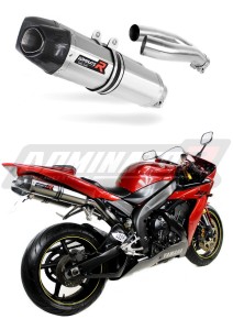 Yamaha YZF R1 1000 RN12 2004 - 2006 Exhaust Silencer Muffler HP1 + dB killer medium